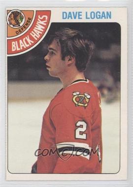 1978-79 O-Pee-Chee - [Base] #343 - Dave Logan