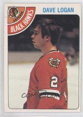 1978-79 O-Pee-Chee - [Base] #343 - Dave Logan