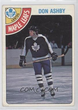 1978-79 O-Pee-Chee - [Base] #351 - Don Ashby [Good to VG‑EX]