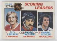 NHL Scoring Leaders (Bryan Trottier, Darryl Sittler, Guy Lafleur)