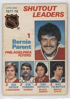 Shutout Leaders (Bernie Parent, Ken Dryden, Don Edwards, Tony Esposito, Mike Pa…