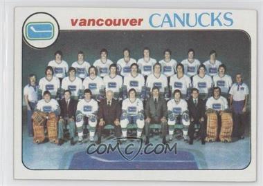 1978-79 Topps - [Base] #207 - Vancouver Canucks Team