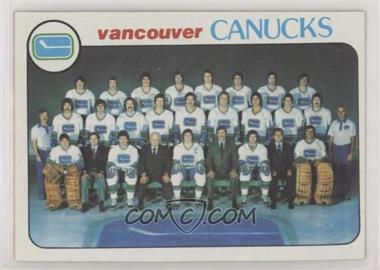 1978-79 Topps - [Base] #207 - Vancouver Canucks Team