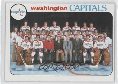 1978-79 Topps - [Base] #208 - Washington Capitals Team Checklist