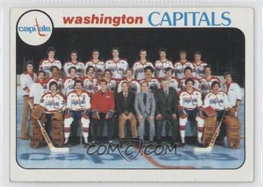 1978-79 Topps - [Base] #208 - Washington Capitals Team Checklist