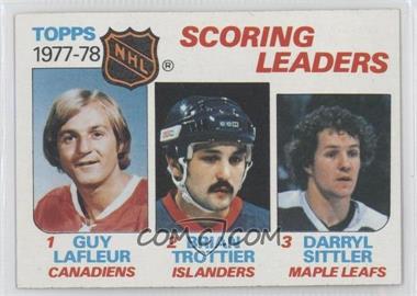 1978-79 Topps - [Base] #65 - Leaders - Bryan Trottier, Darryl Sittler, Guy Lafleur