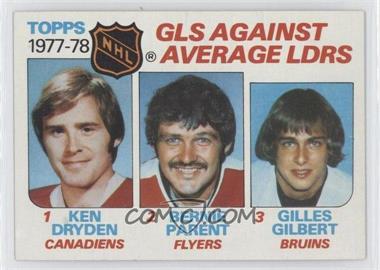 1978-79 Topps - [Base] #68 - Leaders - Ken Dryden, Bernie Parent, Gilles Gilbert