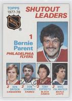 Leaders - Bernie Parent, Ken Dryden, Don Edwards, Tony Esposito, Mike Palmateer