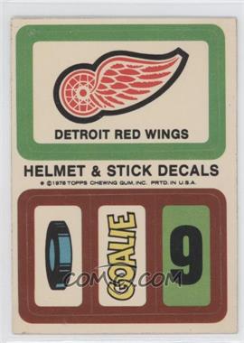 1978-79 Topps - Stickers #_DET - Detroit Red Wings Logo