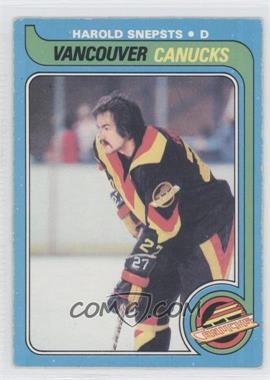 1979-80 O-Pee-Chee - [Base] #186 - Harold Snepsts [Good to VG‑EX]