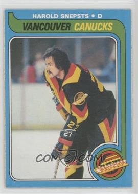 1979-80 O-Pee-Chee - [Base] #186 - Harold Snepsts [Good to VG‑EX]