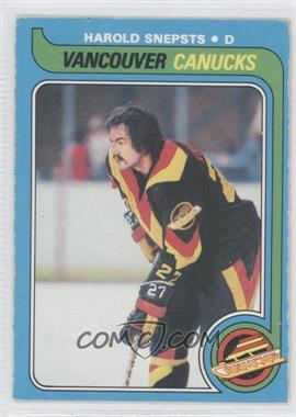 1979-80 O-Pee-Chee - [Base] #186 - Harold Snepsts [Good to VG‑EX]