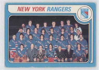 1979-80 O-Pee-Chee - [Base] #254 - New York Rangers Team [Good to VG‑EX]