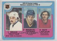 Marcel Dionne, Bryan Trottier, Guy Lafleur [Good to VG‑EX]