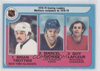 Marcel Dionne, Bryan Trottier, Guy Lafleur