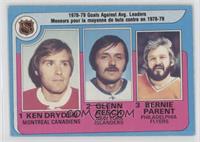 Ken Dryden, Glenn Resch, Bernie Parent