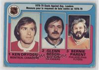 Ken Dryden, Glenn Resch, Bernie Parent [Poor to Fair]