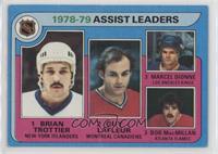 League Leaders - Brian Trottier, Guy Lafleur, Marcel Dionne, Bob MacMillan
