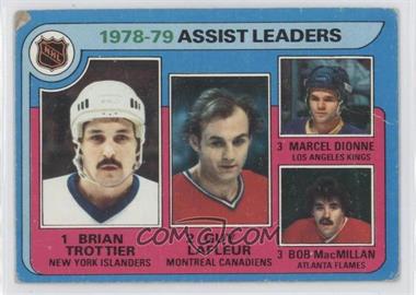 1979-80 Topps - [Base] #2 - League Leaders - Brian Trottier, Guy Lafleur, Marcel Dionne, Bob MacMillan [Poor to Fair]