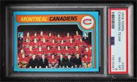 Team Checklist - Montreal Canadiens Team [PSA 8 NM‑MT]