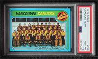 Team Checklist - Vancouver Canucks Team [PSA 8 NM‑MT]