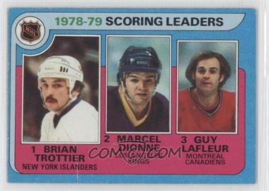 1979-80 Topps - [Base] #3 - League Leaders - Brian Trottier, Marcel Dionne, Guy Lafleur [Poor to Fair]