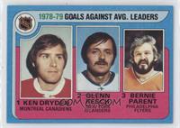 League Leaders - Ken Dryden, Glenn Resch, Bernie Parent