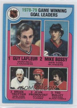 1979-80 Topps - [Base] #7 - League Leaders - Guy Lafleur, Mike Bossy, Bryan Trottier, Jean Pronovost, Ted Bulley