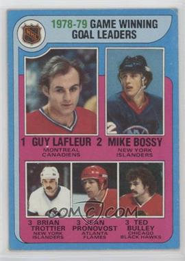 1979-80 Topps - [Base] #7 - League Leaders - Guy Lafleur, Mike Bossy, Bryan Trottier, Jean Pronovost, Ted Bulley [Good to VG‑EX]