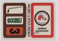 Quebec Nordiques (Personalized Trading Card Offer)