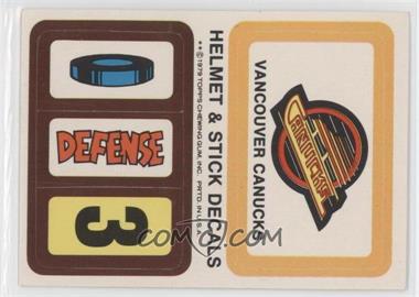 1979-80 Topps - Stickers #_VACA.1 - Vancouver Canucks (Personalzed Trading Card Offer) [Good to VG‑EX]