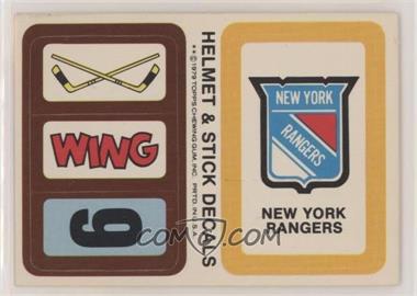 1979-80 Topps - Stickers #NYR - New York Rangers