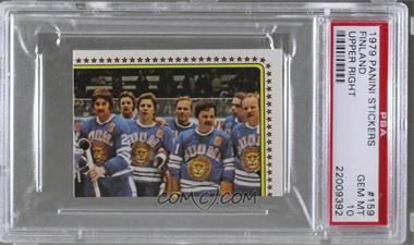 1979 Panini Hockey '79 Stickers - [Base] #159 - Finland (Upper Right) [PSA 10 GEM MT]