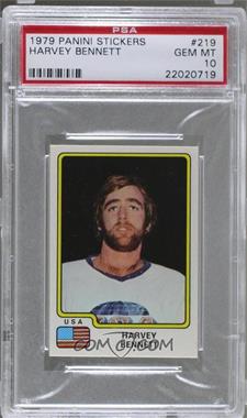 1979 Panini Hockey '79 Stickers - [Base] #219 - Harvey Bennett [PSA 10 GEM MT]