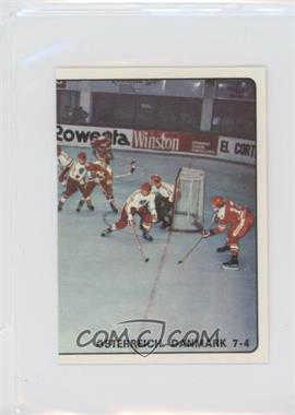 1979 Panini Hockey '79 Stickers - [Base] #325 - Austria - Denmark 7-4