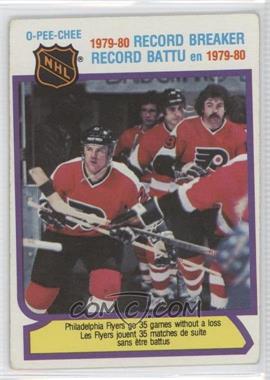 1980-81 O-Pee-Chee - [Base] #1 - 1979-80 Record Breaker - Philadelphia Flyers Team [Good to VG‑EX]