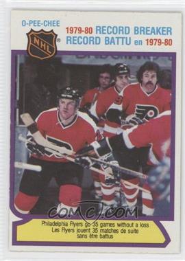 1980-81 O-Pee-Chee - [Base] #1 - 1979-80 Record Breaker - Philadelphia Flyers Team