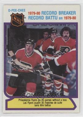 1980-81 O-Pee-Chee - [Base] #1 - 1979-80 Record Breaker - Philadelphia Flyers Team