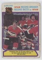 1979-80 Record Breaker - Philadelphia Flyers Team [Poor to Fair]