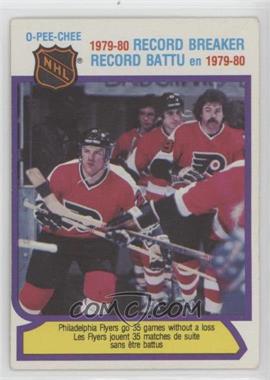 1980-81 O-Pee-Chee - [Base] #1 - 1979-80 Record Breaker - Philadelphia Flyers Team