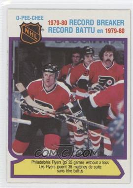 1980-81 O-Pee-Chee - [Base] #1 - 1979-80 Record Breaker - Philadelphia Flyers Team