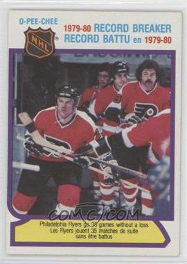 1980-81 O-Pee-Chee - [Base] #1 - 1979-80 Record Breaker - Philadelphia Flyers Team