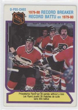 1980-81 O-Pee-Chee - [Base] #1 - 1979-80 Record Breaker - Philadelphia Flyers Team