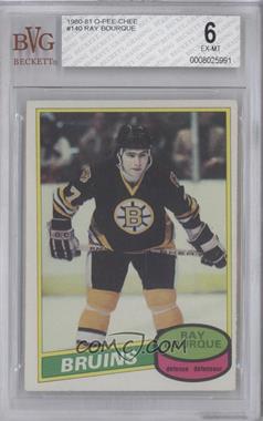 1980-81 O-Pee-Chee - [Base] #140 - Ray Bourque [BVG 6 EX‑MT]