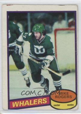 1980-81 O-Pee-Chee - [Base] #143 - Mike Rogers [Poor to Fair]