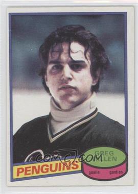 1980-81 O-Pee-Chee - [Base] #158 - Greg Millen