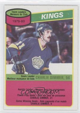 1980-81 O-Pee-Chee - [Base] #171 - Charlie Simmer