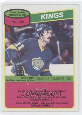 1980-81 O-Pee-Chee - [Base] #171 - Charlie Simmer