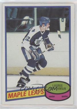 1980-81 O-Pee-Chee - [Base] #179 - Laurie Boschman