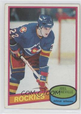 1980-81 O-Pee-Chee - [Base] #19 - Joel Quenneville [Noted]